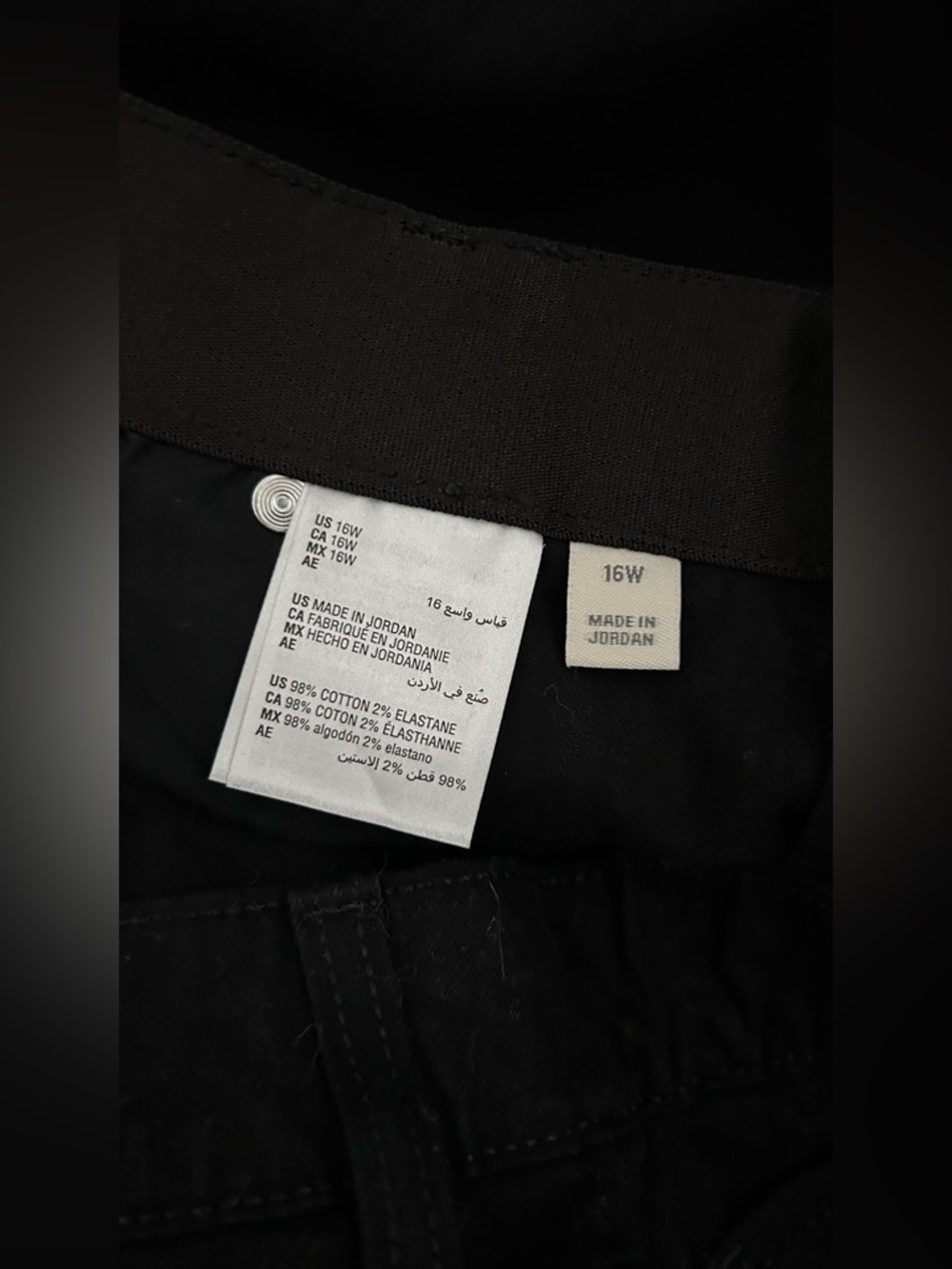 Style & Co. Black Capris with Cuffed Hem - Picture 4 of 4